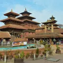 Temples and palace courtyards at Patan Durbar Square